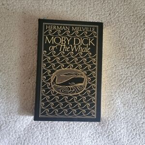 Vintage | Leather Bound | Moby Dick | Herman Melville | Gild Edges | Book | EUC